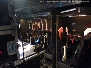Deuxième visite backstage avant le spectacle de Bon Jovi au Centre Bell, Québec, Canada (14 février 2013)